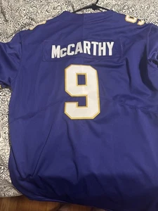 J.J. McCarthy #9 Minnesota Vikings Jersey Men's Large - Picture 1 of 3