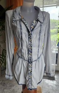 Khujo Süße Jeans Sommer Longbluse/Tunika Gr.M Neuwertig - Bild 1 von 7
