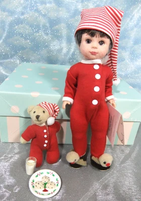 亚历山大夫人 8 英寸等待 SANTA #370985 完好/已修复/盒标签,真品证书+熊 — 第 1/4 张图片