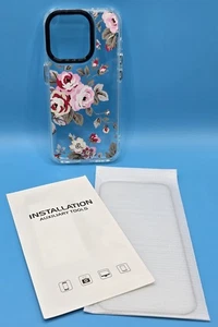 iPhone 15 Pro Case Luxury Flower Designs Soft. - Picture 1 of 5