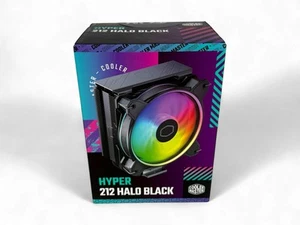 Cooler Master Hyper 212 Halo 120mm CPU Fan with Heatsink - Black - Photo 1/6