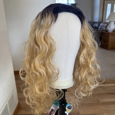 Outre Perfect Hairline 13x6 Lace Frontal Wig -Brazilian Waves 22” Golden Honey 3 - Image 1 of 4