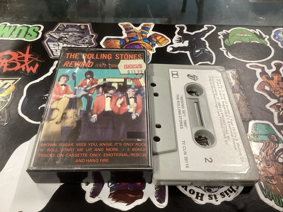 The Rolling Stones – Rewind ( 1971 - 1984 ) - Cassette Tape Album - 1984 - Image 1 of 1