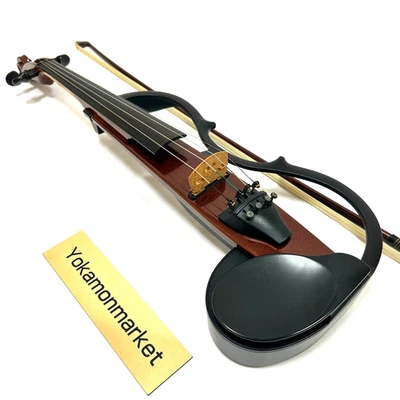 YAMAHA SV-120 Electric Silent Concert Violin Brown Used - Image 1 of 4