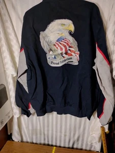 Bradford Exchange USA PROUD VETERAN Jacket Size XL NEW With Tags AMERICAN EAGLE - Picture 1 of 6