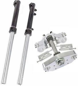 Horquillas delanteras triple árbol 630 mm 33 mm 12 mm para pit bike SSR 50-125cc Apollo 110CC - Imagen 1 de 8