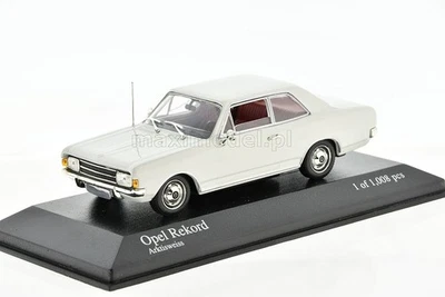 OPEL Rekord C White 1966 1/43 MINICHAMPS 430046105 - Image 1 of 4