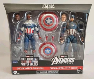 Marvel Legends Falcon & The Winter Soldier Captain America 6" Figure 2 Pack CIB - Picture 1 of 7