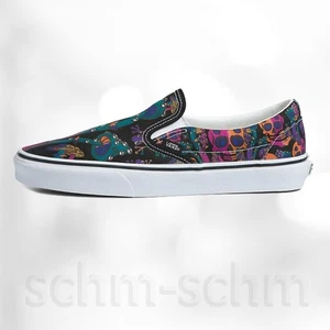 MENS VANS CLASSIC SLIP-ON TRIPPY DRIP SIZE 10 VN0A7Q5D0ZB NEW - Picture 1 of 4