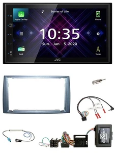 JVC DAB 2DIN Lenkrad Bluetooth USB Autoradio für Peugeot 308 silber 07-09 PDC - Bild 1 von 12