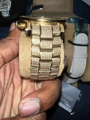 Used  Mens Joe Rodeo Trooper .real diamond watch - Image 1 of 4