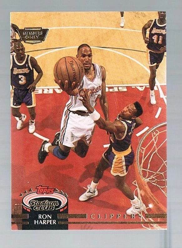 RON HARPER #20 Clippers / miami Ohio 1992/93 topps stadium club members only - Image 1 of 1
