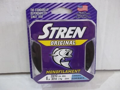 Stren Original Monofilament line clear blue fluor color Choose weight!  clampack - Image 1 of 2