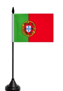 Bandera de mesa Portugal - Poliéster - Imagen 1 de 3