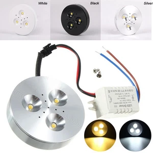 1/10/20pcs 3W Kitchen LED Under Cabinet Lighting Kit Puck Lamp Bulb Spotlight    - Picture 1 of 11