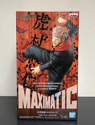 NUEVO EN CAJA BanPresto Jujutsu Kaisen Maximatic The Yuji Itadori Estatua Figura 7” Bandai Foto 1 de 3