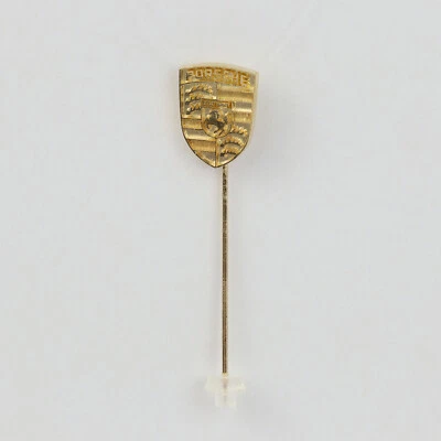 Vintage 14k Yellow Gold "Porsche" Hat/Stick Pin - Image 1 of 2