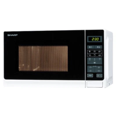 Sharp R242WW Weiss Mikrowellengerät 800 Watt 20 Liter NEU - Bild 1 von 4