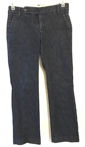 Gap Straight Fit Flared Leg Blue Wash Jeans Denim Women's Sz 2 - Picture 1 of 6