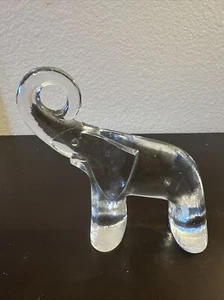 Kosta Body Elephant Zoo Series Flat Back Sweden BERTIL VALLIEN Vintage - Picture 1 of 7