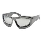 Aufgeblasene Bubble Sonnenbrille klobig dick übergroß konkave Unisex Farbtöne UV400