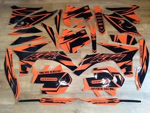 KTM EXC SXF 125 200 250 300 350 400 450 500 505 525 530 GRAPHICS KIT 2011 - 2013 - Picture 1 of 7