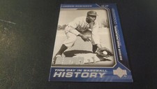 2005 Upper Deck ESPN History BH-11 Jackie Robinson - Brooklyn Dodgers HOF - NRMT