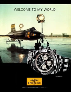 Breitling Chronomat 44 Ref AB011012/B967/375A Original A2 Page A4 Print Ad 2015 - Picture 1 of 4