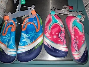 Aqua Freizeit Kinder Schwimmen Hi-Top Wasser Schuhe Größe Dinosaurier Kleinkind 5/6 7/8 9/10 - Bild 1 von 5