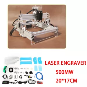 3 Axis CNC Fräse Maschine Kit Mini USB Graviermaschine Fräsmaschine+500mW Laser - Bild 1 von 20