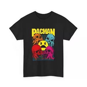 Pac-Man Retro Unisex Tee, Gaming Shirt, Nostalgic T-Shirt, Gamer Gift, Cool Tee - Picture 1 of 4