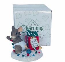 Charming Tails figurine fitz floyd Box mouse anthropomorphic Babys 1st Christmas