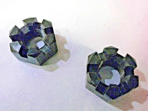 3259 Castle Nuts x2 Land Rover Series Disco Classic* Halfshaft and Transfer Box - Picture 1 of 2