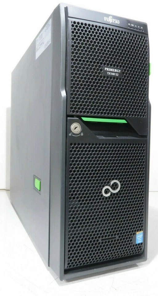 Fujitsu Primergy TX140 S2 Tower Server XEON E3-1230v3 16GB Ram 2 x 450GB SAS 15k - Image 1 of 1