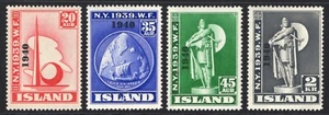 ISLANDIA 1940, SC 232-235, MH* JUEGO COMPLETO 1940 OP scv $124,00 *Sellos de la bahía* - Imagen 1 de 2