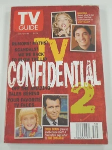 TV Guide magazine CONFIDENTIAL 2 COVER Madonna MTV Real World Jul 24 1999 issue - Picture 1 of 3