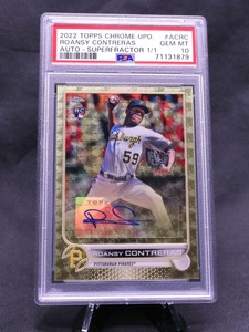 Roansy Contreras RC - Superfractor Auto 1/1 - PSA 10 - 2022 Topps Chrome Update 