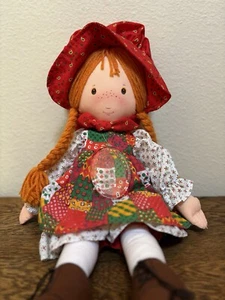 NIB Vintage 1988 Holiday Holly Hobbie Plush Doll - Picture 1 of 11