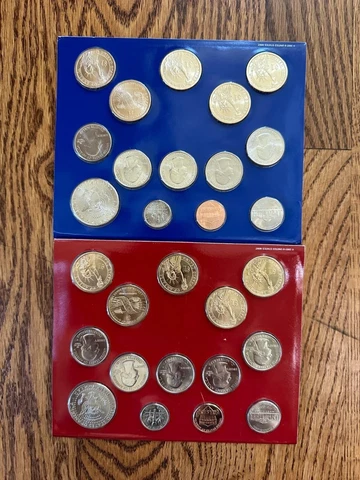 2010 US Mint Uncirculated Coin Set - P & D  28 Coins   #6-37 Cover
