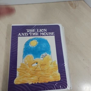 Vintage 1981 The Lion And The Mouse Childrens Fairy Tales Book & Cassette Tape - Picture 1 of 9