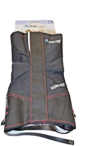 TREKMATES MOUNTAIN XT SERIES CERRO TORRE GHETTE UOMO NERO/ROSSO TAGLIA L GORE-TEX NUOVE CON ETICHETTE - Foto 1 di 3