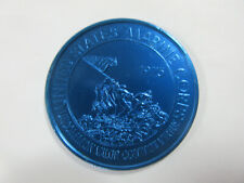 1975 USMC UNITED STATES MARINE CORPS BICENTENNIAL PROMO LOGO IWO JIMA FLAG COIN