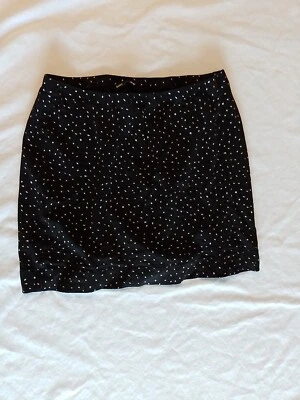 Ladies Skirt H&M Size Xs Mini Skirt Black 23378 - Image 1 of 4
