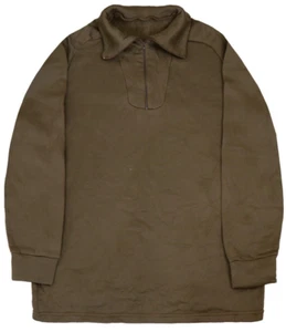 Large - US Military Coyote Brown Cold Weather Polypropylene Undershirt Fleece - Picture 1 of 2