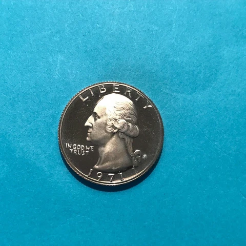 1971 S Washington Proof Quarter   FREE SHIP Cover