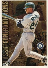 1996 Topps Classic Confrontations #CC1 Ken Griffey Jr. Seattle Mariners Baseball