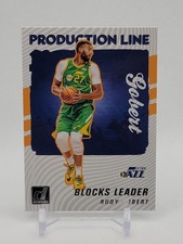 🏀RUDY GOBERT 2021 Donruss Production Line #5Utah Jazz Basketball Card🏀