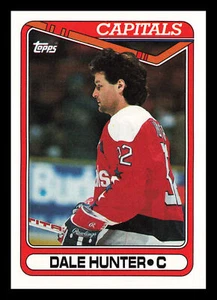 Dale Hunter #129 1990-91 Topps Washington Capitals - Picture 1 of 2
