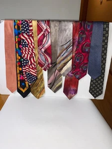 Donald J. Trump Jerry Garcia Rush Corbatas Hombres Seda Vestido Corbatas Lote de 11 - Imagen 1 de 19