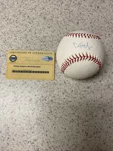 Palla firmata Phil Hughes MLB Rawlings MLB/Steiner certificata CM1037 - Foto 1 di 3